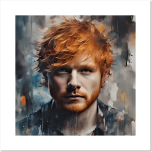 Portrait of Ed Sheeran Posters and Art